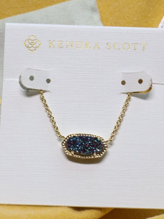 Kendra Scott Jewelry - Kendra Scott Elisa Necklace Multicolor Drusy